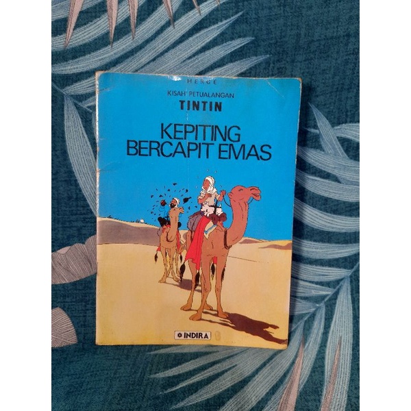 Komik Tintin INDIRA Kepiting Bercapit Emas