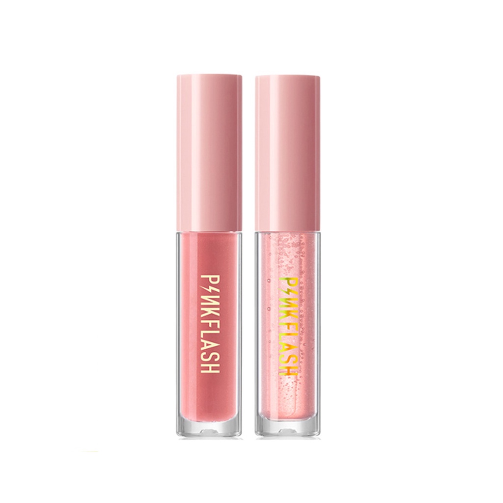 PINKFLASH OhMyPinkflash OhMyGloss Moisturising Plumpmax High Shimmer Lip Lasting Glossy Lipgloss Make Up Kosmetik Bibir