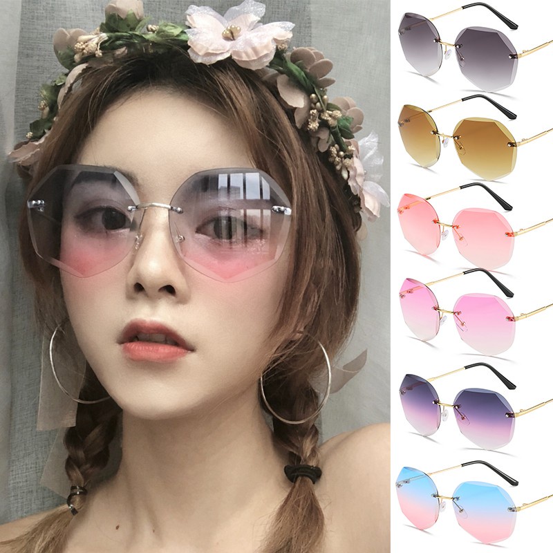 Kacamata Fashion Wanita Korean Kaca Transparant GF43