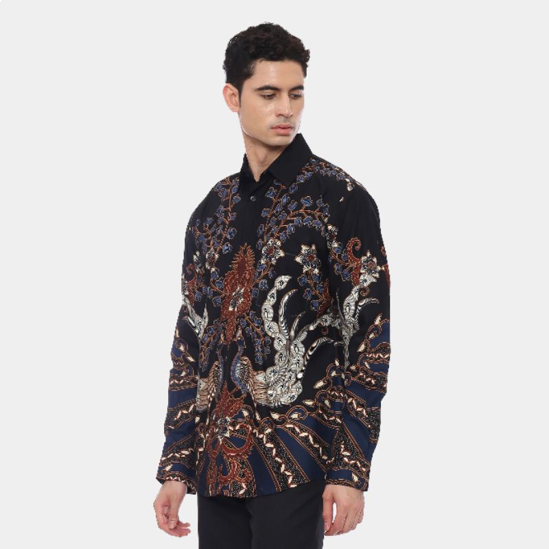 Batik Pria Kemeja Panjang Slim Arjuna - Naira Batik