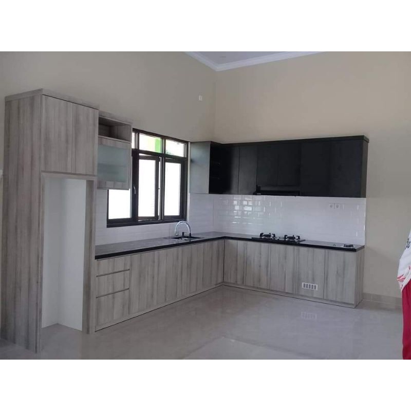 KITCHEN SET MINIMALIS FINISHING HPL TACO TERMURAH
