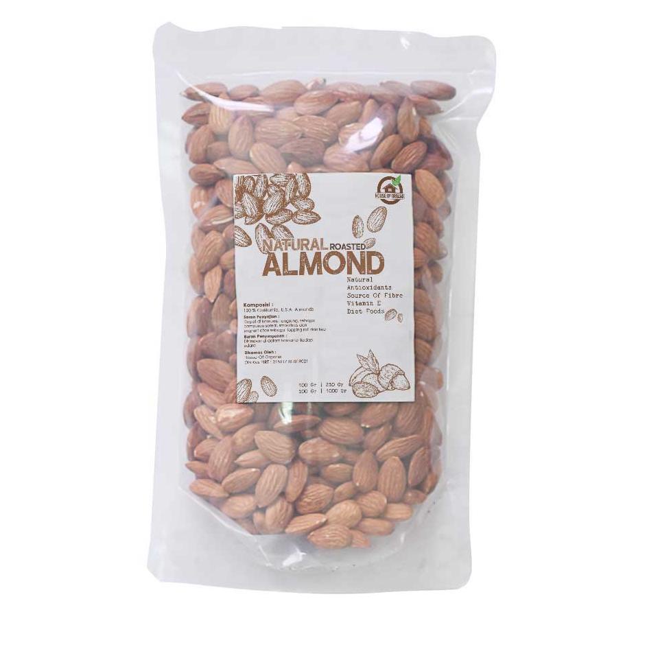 

Subsidi--Natural Roasted Almond (Panggang) 250 Gr