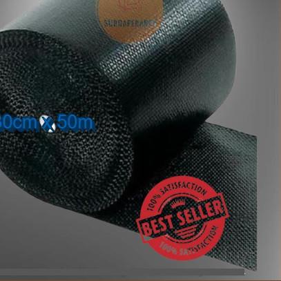 

limited Edition✔️BUBBLE WRAP 30CM X 50M HITAM PLASTIK BUBLE WARP BANDUNG METERAN BUBBLEWRAP|KD8