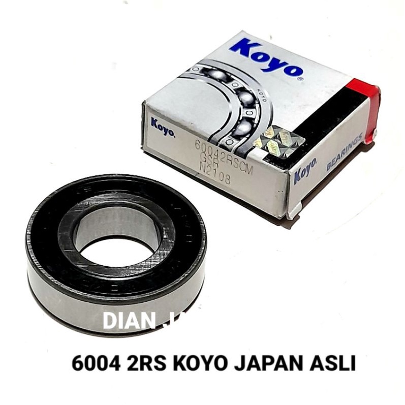LAHER RODA BEARING 6004 2RS ORI KOYO JAPAN ASLI