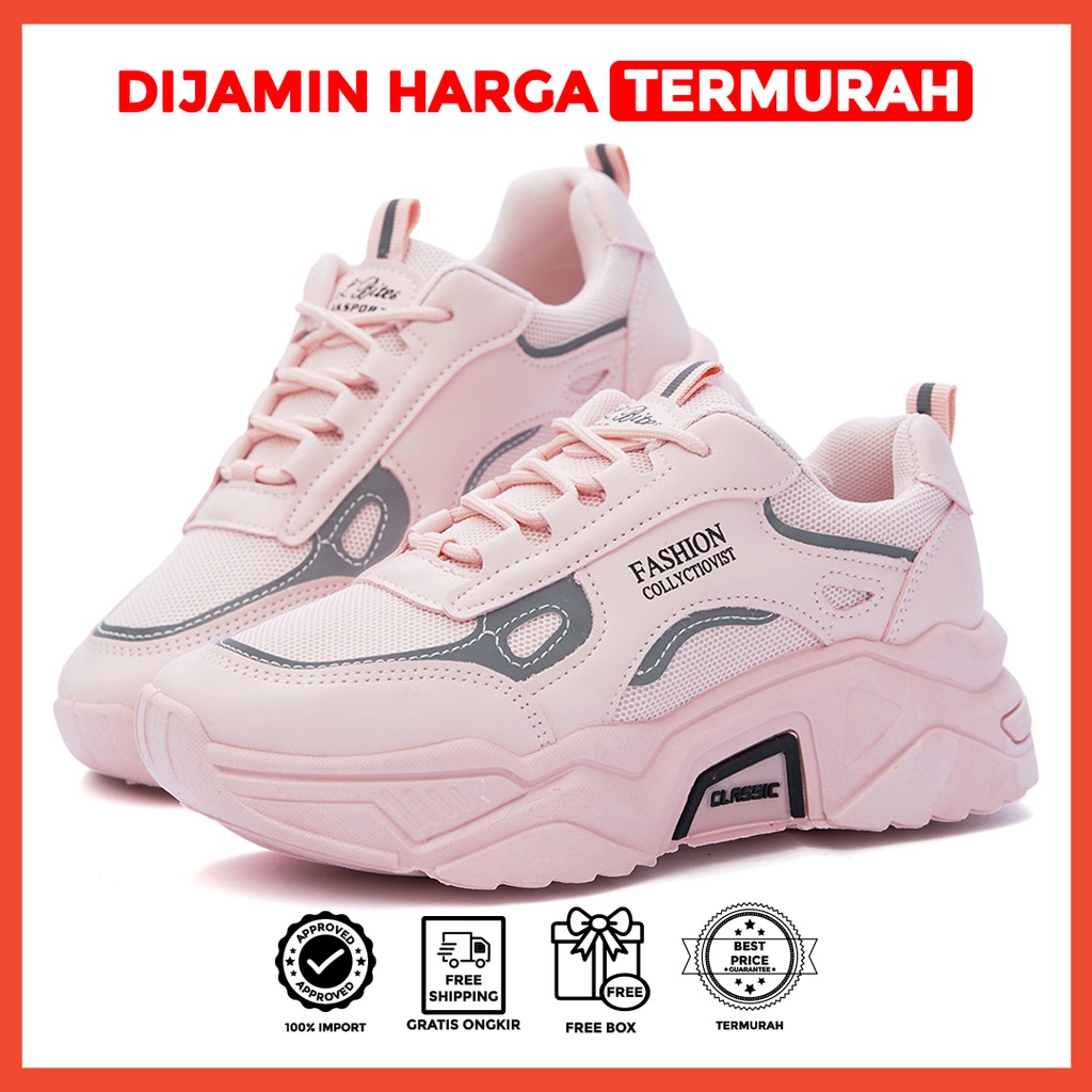 Diskon (ATM) LUXUS TIFFANY SEPATU SNEAKERS PAMELO FASHION IMPORT KOREA ULZZANG - LX226 Terkini