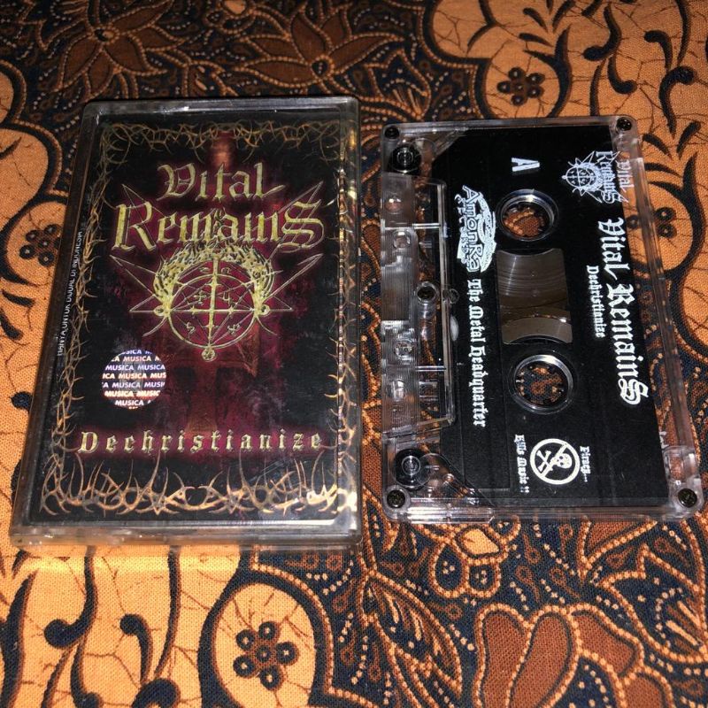 kaset pita:Vital Remains-Dechristianize