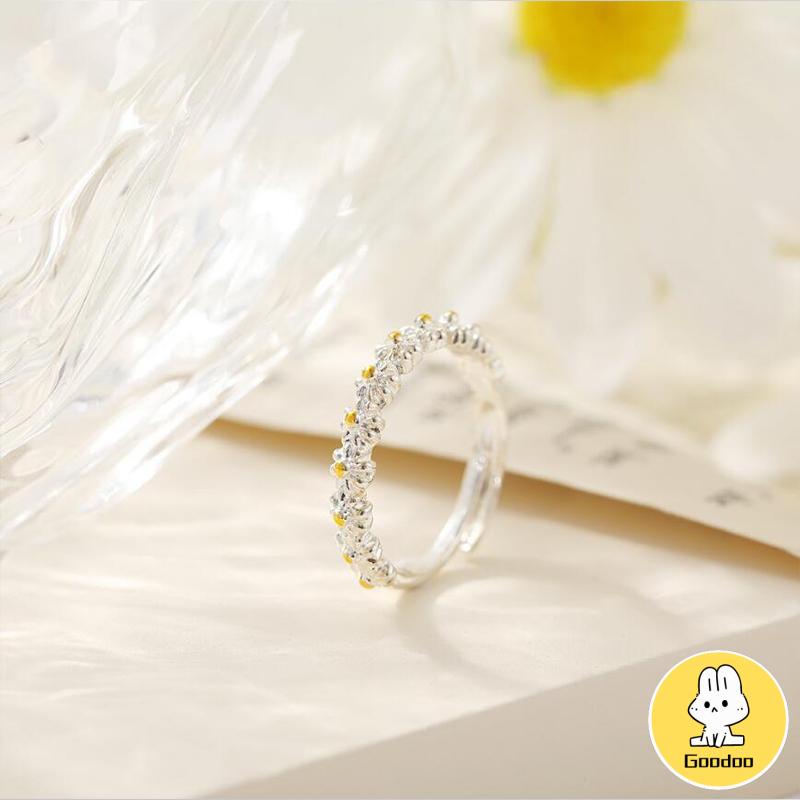 2021 Baru Kreatif Sederhana Daisy Ring Fashion Temperamen Perhiasan Aksesoris -Doo