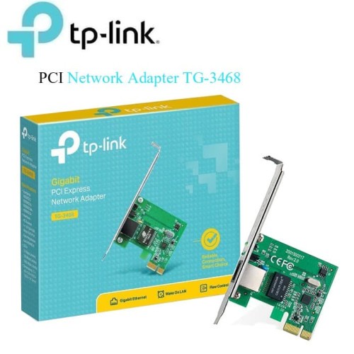 Lan Card Gigabit PCI Express Network Adaptor TP-LINK TG-3468 NAMPOLL GAN