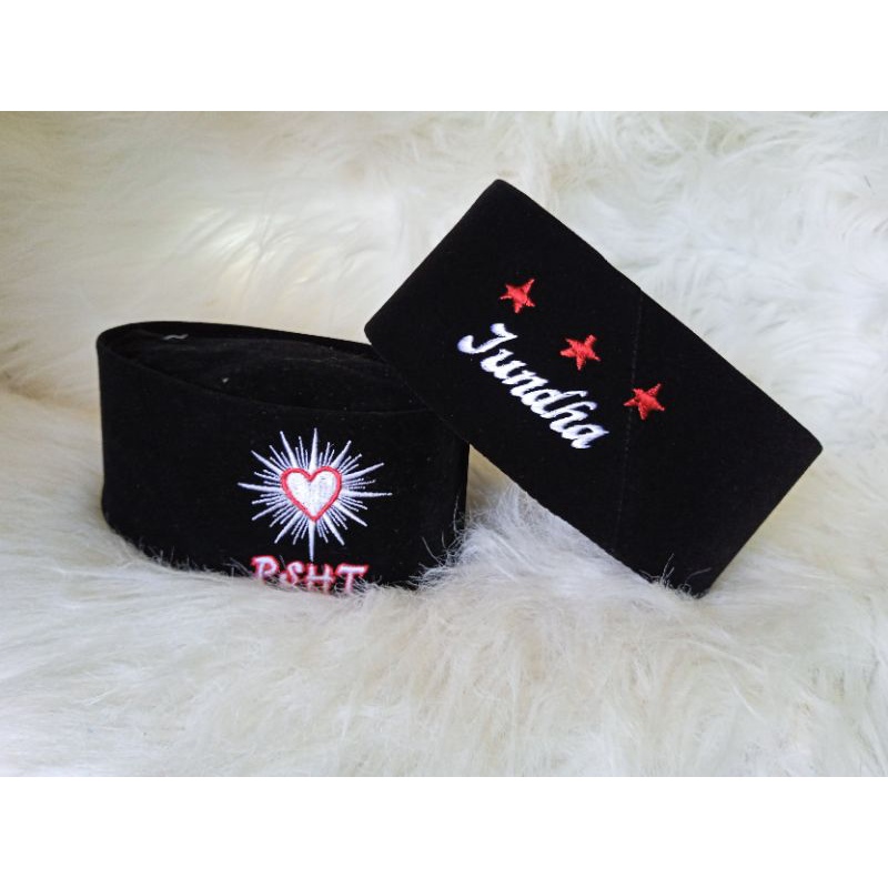 peci logo PSHT#Bestseller#pecinama#pecinamamurah#konveksipeci#bordirnama#pecisongkok#kopyah#anak-ana