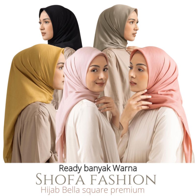 Bella Square lasercut New &quot;warna part 1&quot; || hijab segiempat