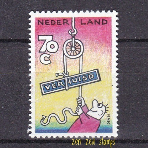 

0730 Perangko Belanda 1996 Stamp for Use When Moving Mnh