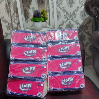{1 BANDED isi 4}  Tissue Jolly Facial Tisu 250 sheets Dapat 4pcs