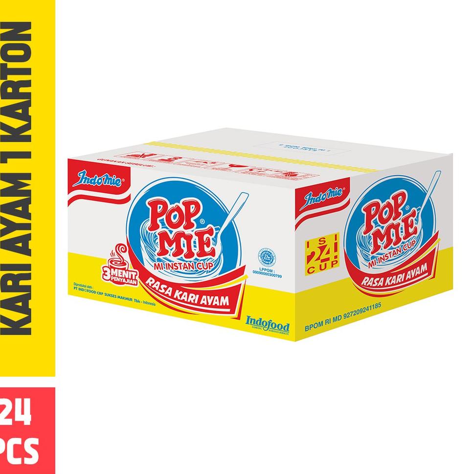 

✨COD✨ Pop Mie Kuah All Varian Rasa 1 Dus-24pcs, 1,800gr grosir