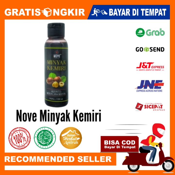 NOVE Minyak Kemiri Original Menghitamkan Rambut 100ml BPOM