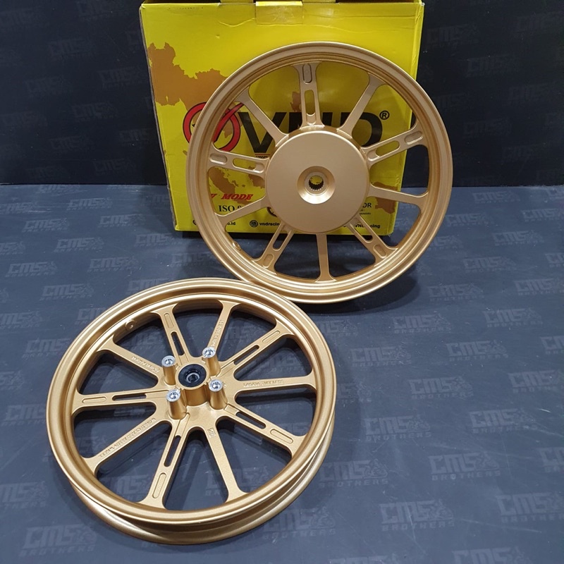 Velg Velek Racing VND V Mode Ring 14 Honda Vario 125 Vario 150 Gold