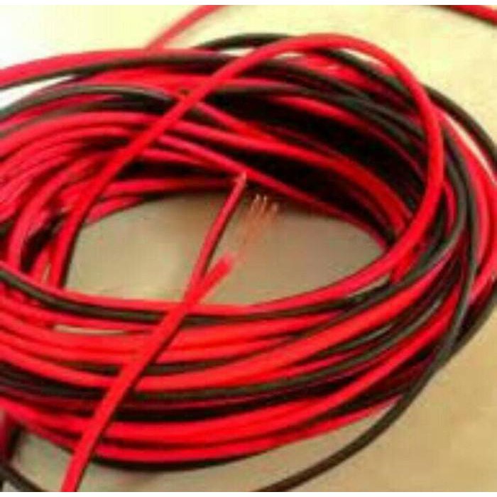 Kabel Listrik Serabut Isi 2x10 CU Tembaga Panjang 1 Meter / Kabel Listrik Instalasi Serabut