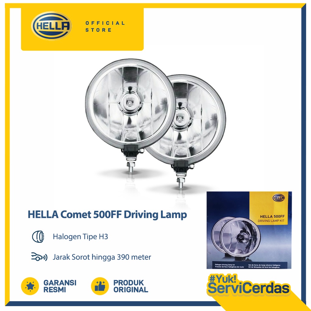 HELLA Fog Lamp Comet 500FF - Lampu mobil