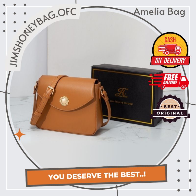 TAS SELEMPANG BAHU SLING BAG WANITA CEWEK KECIL MINI POLOS SIMPLE BRANDED ANTI AIR IMPORT KOREA MURA