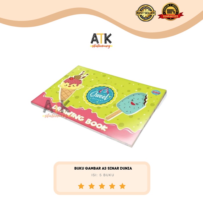 

Murah Buku Gambar A3 Sinar Dunia Atk Bagus