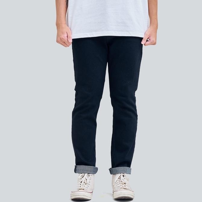 Sweater Pria Wanita Modern Russ Denim Jeans Pants Benedict