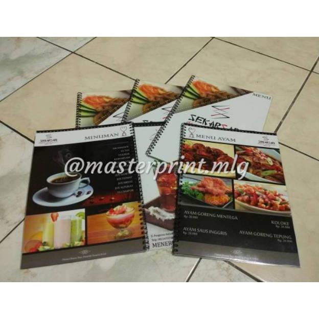 [mp41] DESAIN DAN CETAK BUKU MENU / MENU BOOK