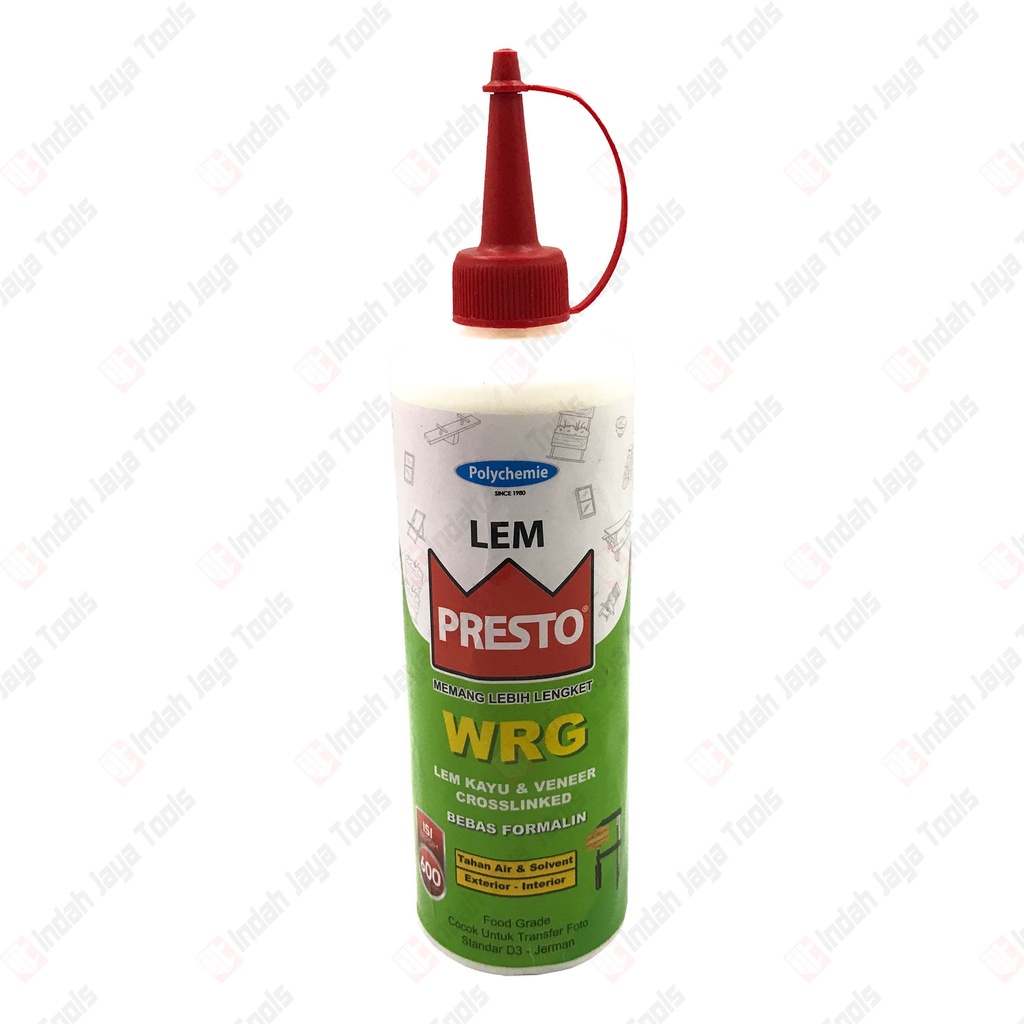 Presto WRG Lem Putih Kayu Waterproof Tahan Air 600 Gram