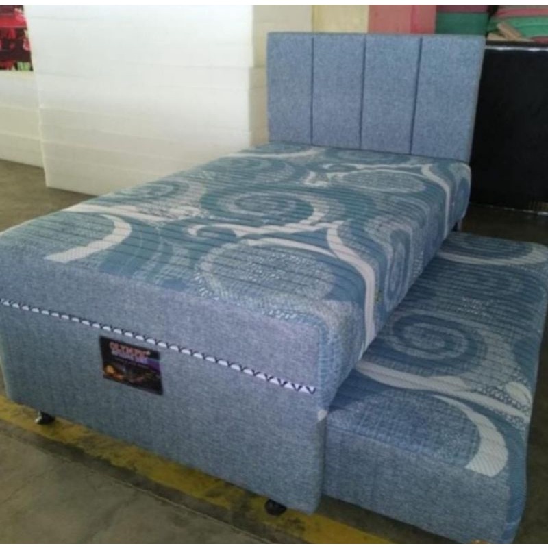 Spring bed sorong 2 in 1 olympic matras set kasur sorong anak