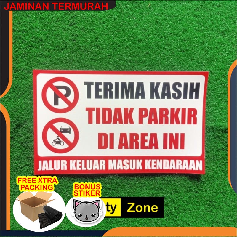 

Terlaris Stiker Area Parkir 15 x 2020x3030x40 ( bisa custom ) - 15x20cm Keren