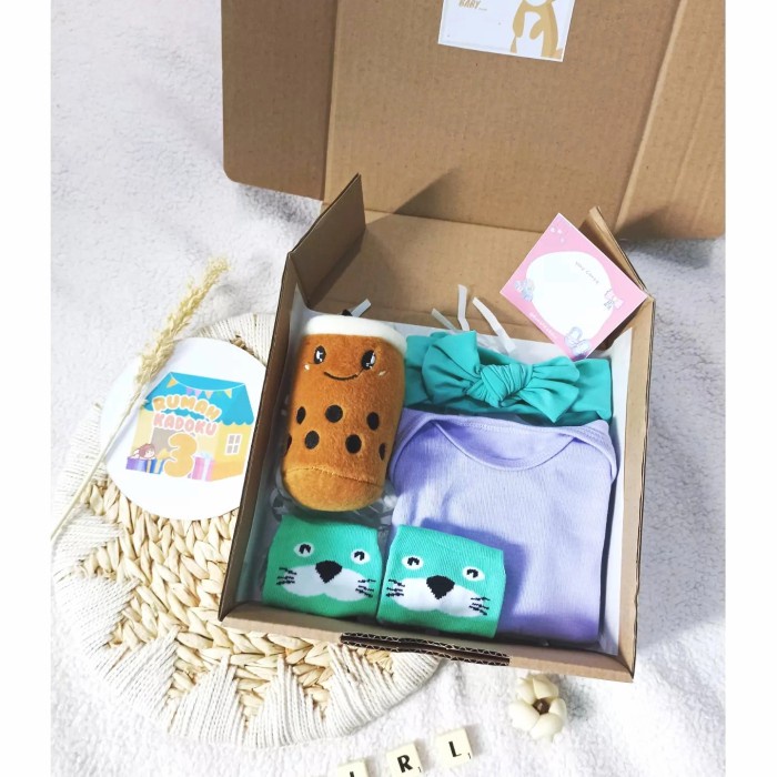 

[COD] Hampers baby girl newborn kado bayi perempuan - Model 3
