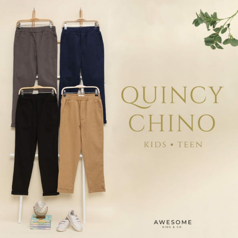 READY✅Awesome kids&co Quincy Celana Panjang Anak Celana Chino Anak