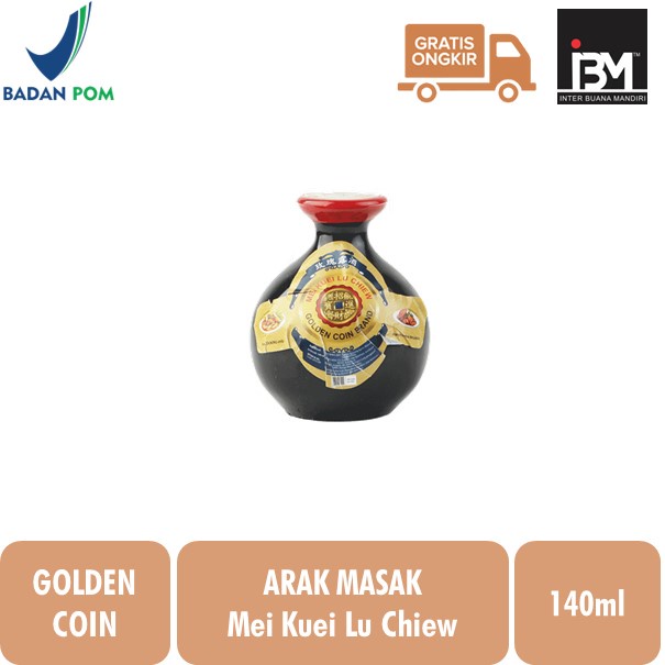 

Golden Coin Mei Kuei Lu Chiew 140ml (Arak Masak)