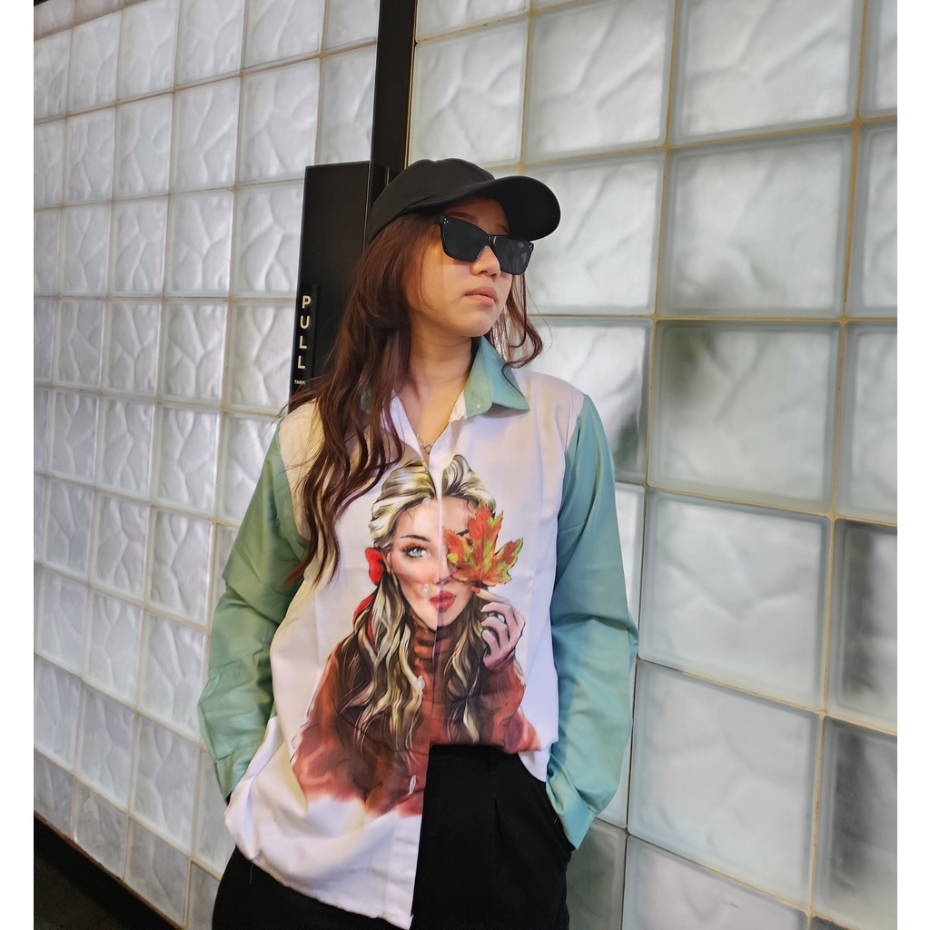 Emely Shirt / Kemeja Oversize katun