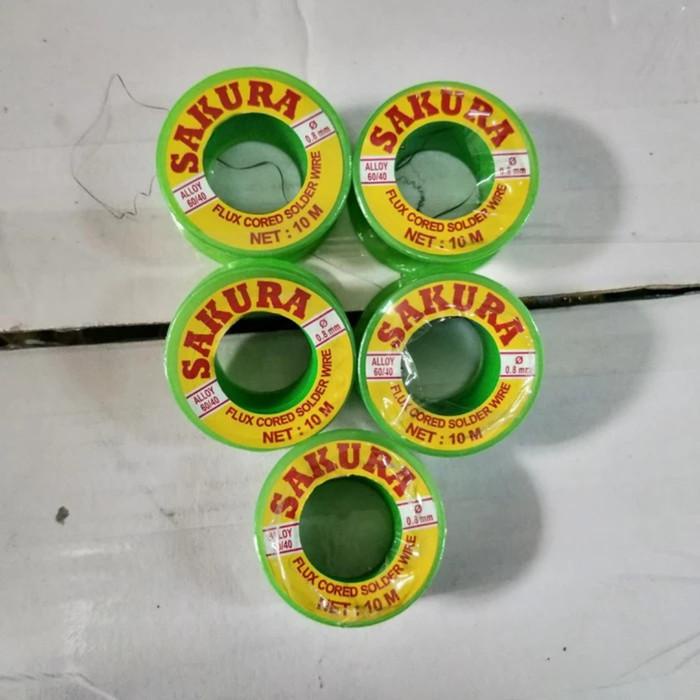 Timah Solder Timah Solder Merek Sakura - Timah Solder 10 M