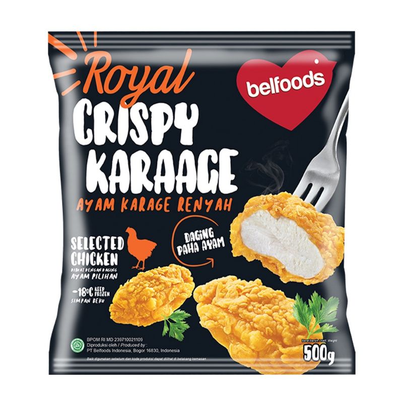 

BELFOODS Royal Crispy Karage (daging paha ayam) 500gr - 1 Pack