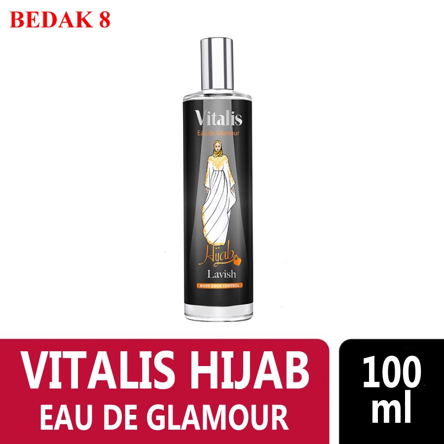 Vitalis Hijab Eau De Glamour 100 ml (PLUS BUBBLE WRAP)