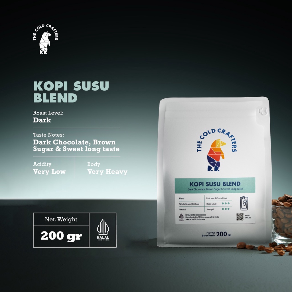 

The Cold Crafters - Wholesale Espresso Kopi Susu Robusta Arabica Blend Coffee 1kg