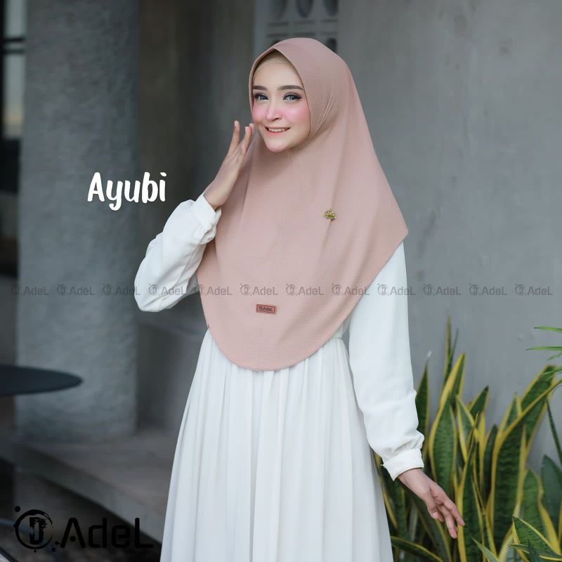Jilbab Khimar Instan Ayubi Ori Adel Hijab