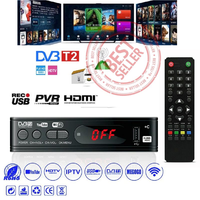 Set Top Box - DVB - TV Tuner Digital - STB Digital - Set Top Box TV Digital