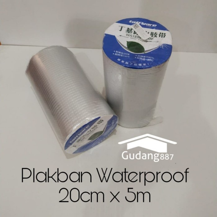 Lem Talang Lakban Anti Bocor 20 Cm / Plakban Waterproof 5Cm / Lakban Spandek