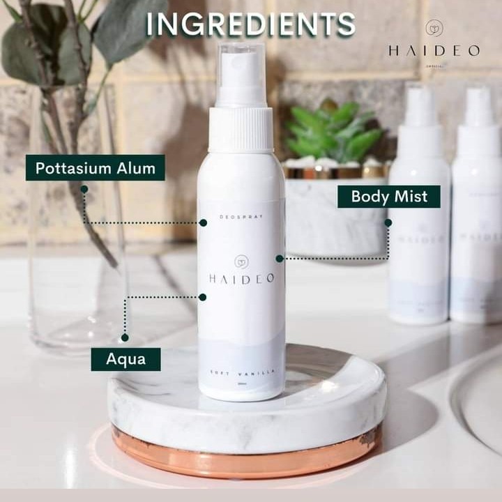 MA Deodorant Spray Anti Bau Badan BPOM - HAIDEO PENGHILANG BAU BADAN 0% ALCOHOL