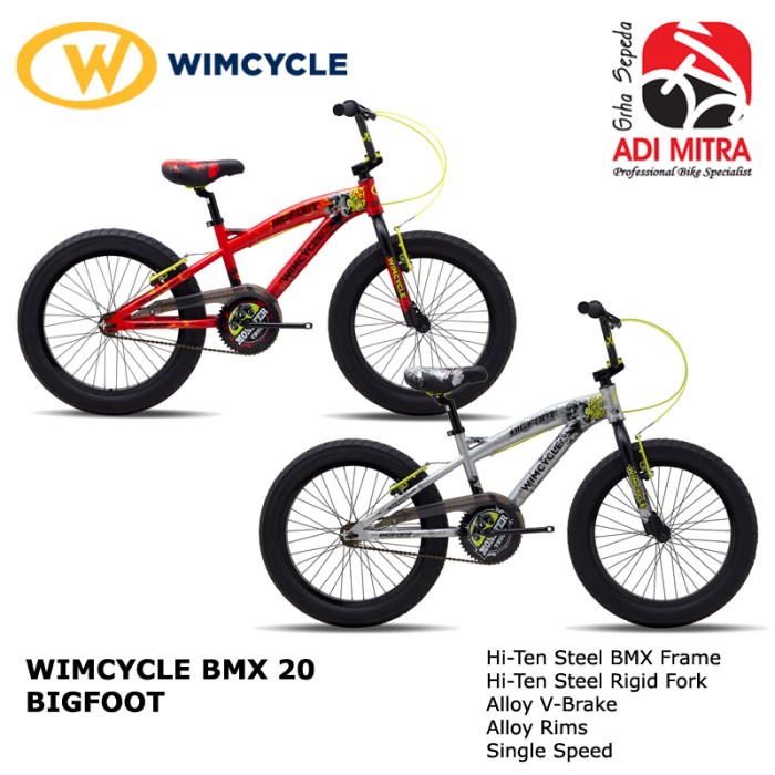 Wimcycle Big Foot Sepeda BMX Anak [20 Inch]