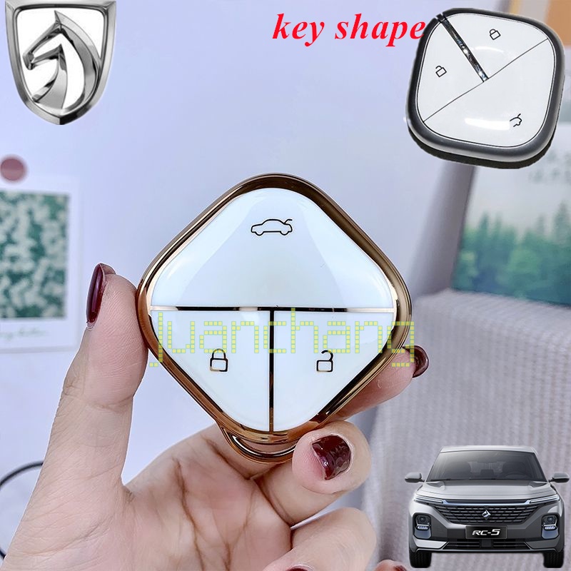 Wuling Ev mobil listrik Dompet Kunci Mobil Bahan Kulit Pu Case Kunci Mobil Bahan TPU Untuk Baojun Kiwi Air 2023 RS-5 530 630