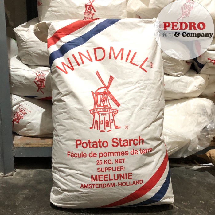 

Tepung Kentang Windmill Potato Starch 25 Kg Tepung Sangfen Kentang Holland 25Kg
