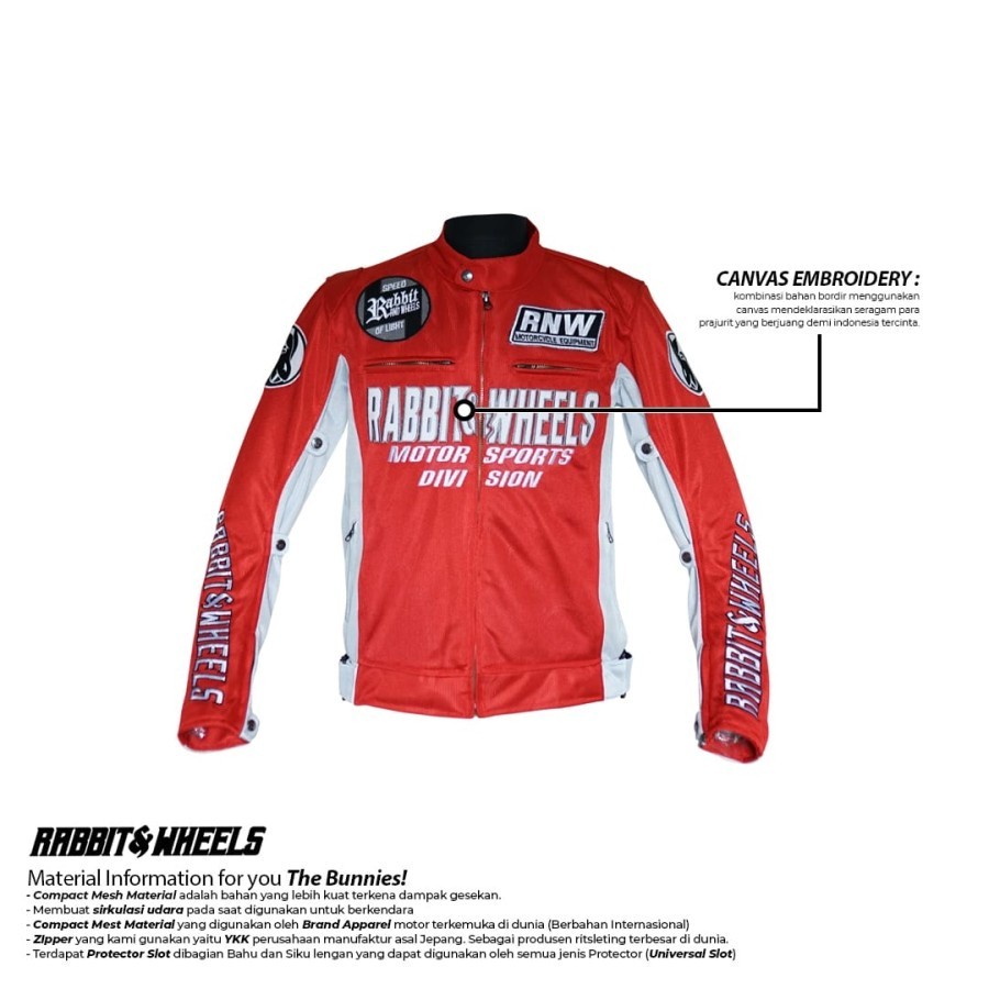 Jaket Rabbit And Wheels - NASIONAL