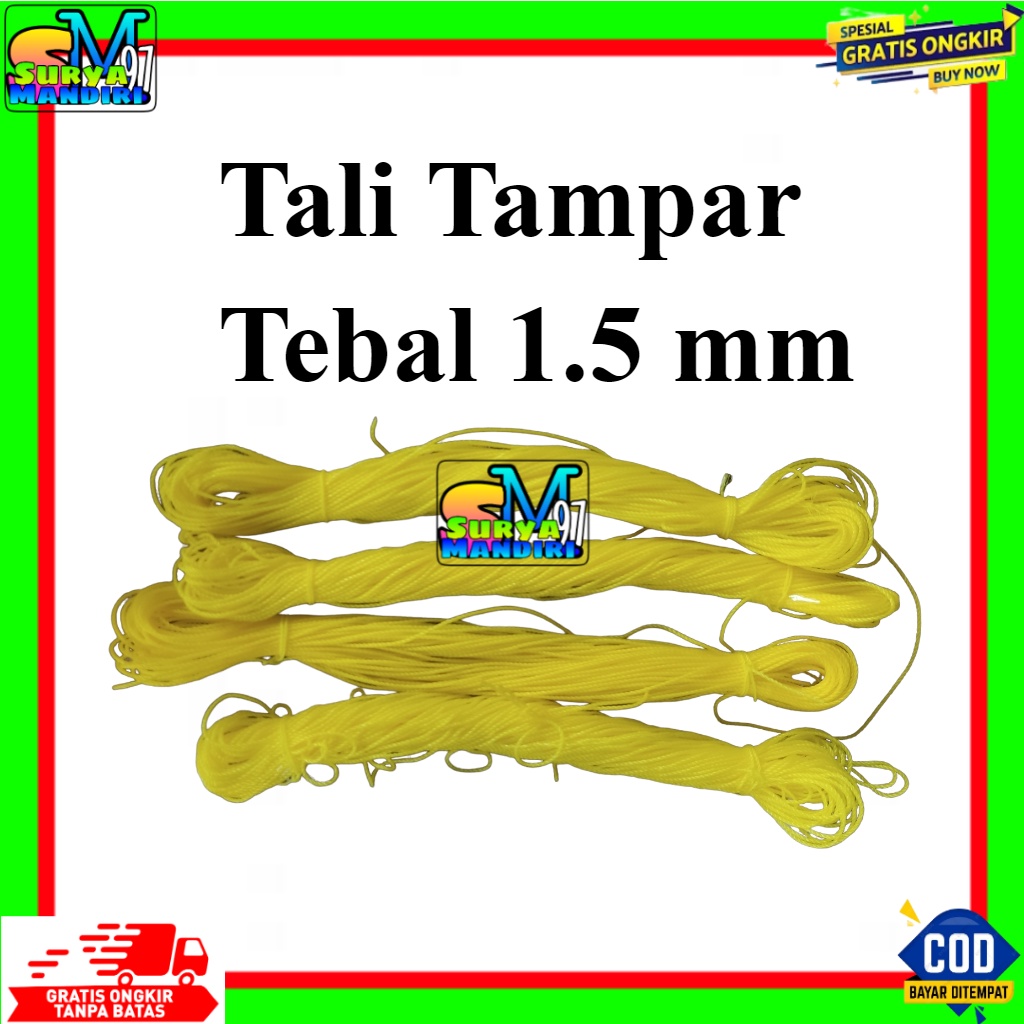 

SEA GULL tali tampar serbaguna, tali tampar bangunan, tali tampar 1mm per 1pcs (50meter)