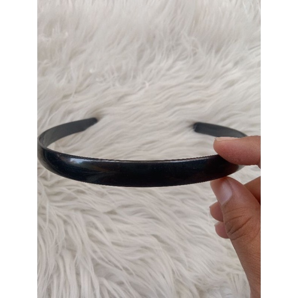 (1LUSIN)BANDO POLOS HITAM 1,5 CM/BANDO MARCELLA 1,5 CM