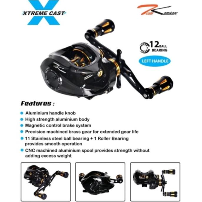 Reel bc kamikaze extreme cast handle kiri