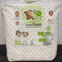 BP Diapers Popok Dewasa model Celana / Adult Pants XL isi 8