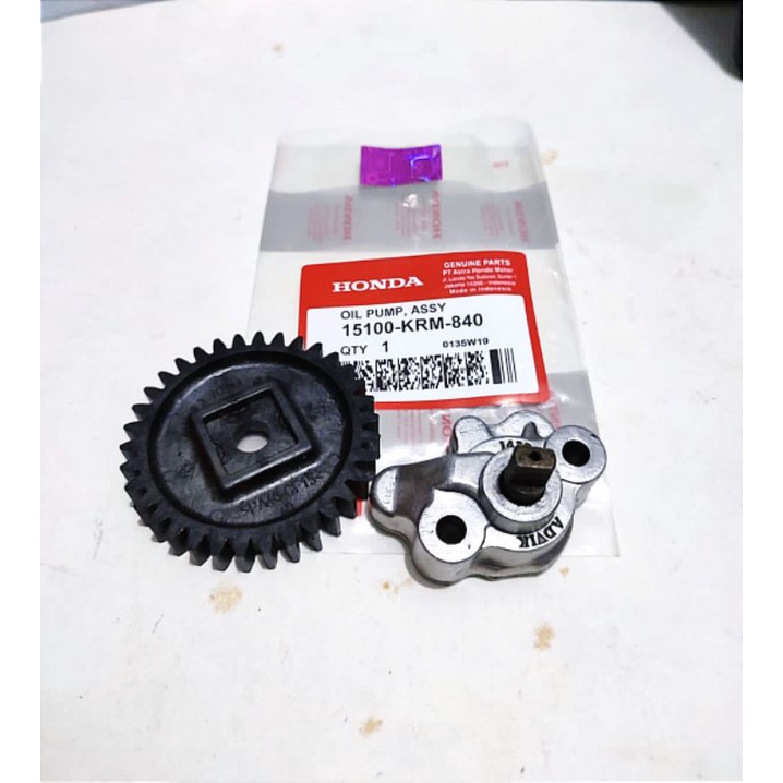 Gear Gigi Oil Pump/GEAR GIGI POMPA OLI SET ASSY HONDA MEGA PRO NEW, VERSI, CB150 (KRM) Original