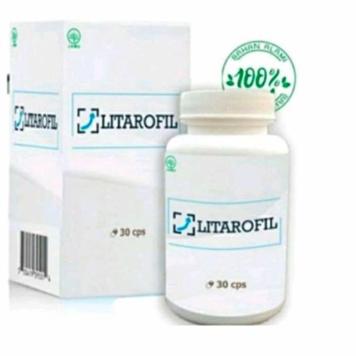 [KODE HFYQQ] ( Bisa Cod ) Suplemen Pria Dewasa Litarofil Herbal - Penambah Stamina - Pembesar Vitali